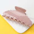 Polka Dot Hair Claw Clips