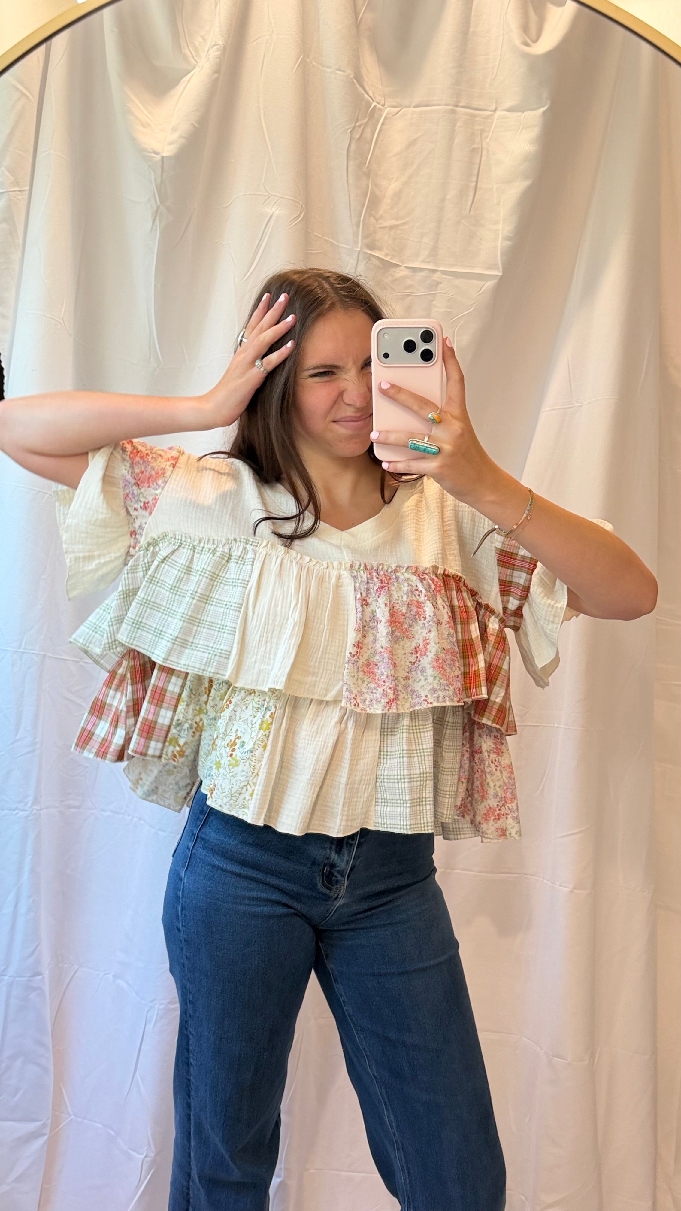 Vintage Patchwork Top