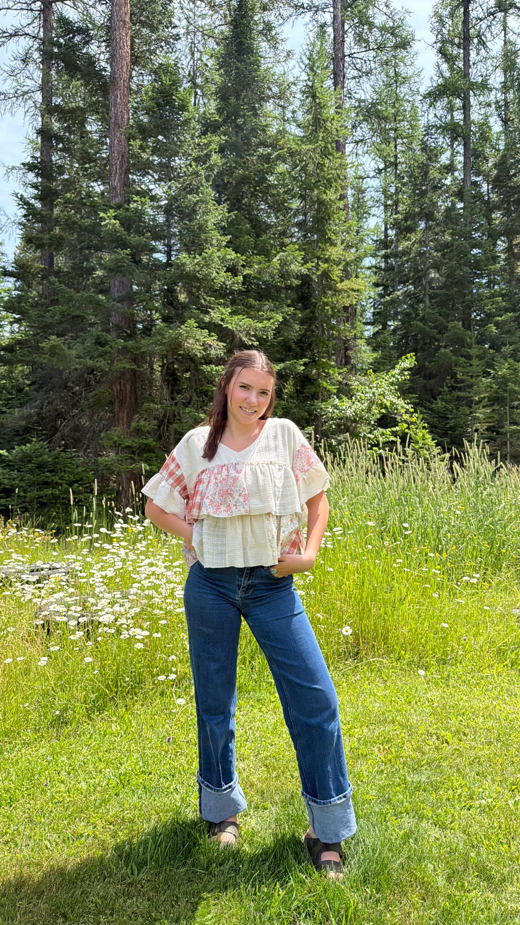 Vintage Patchwork Top