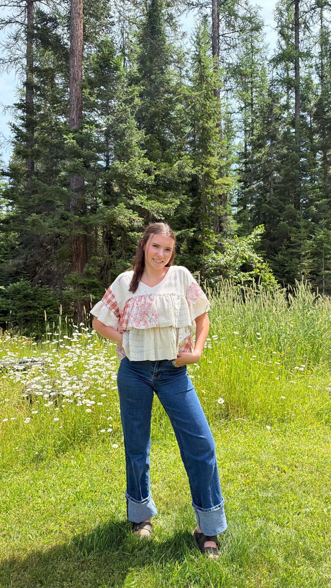 Vintage Patchwork Top