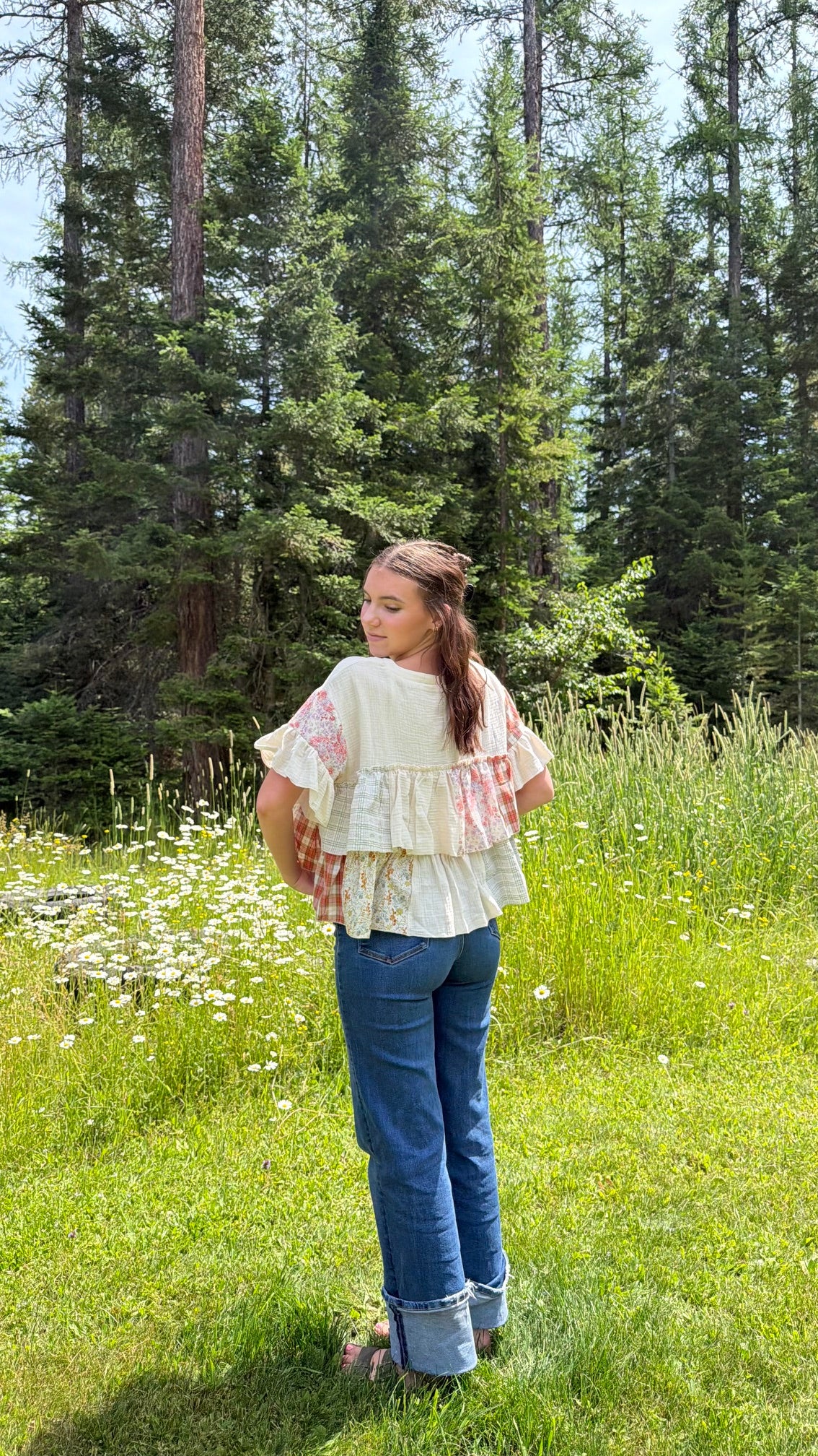 Vintage Patchwork Top