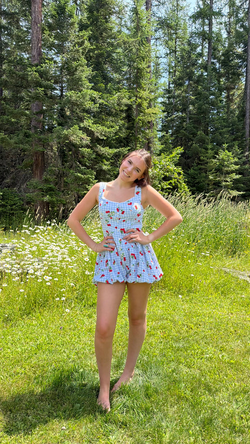 Cherry Pickin' Romper