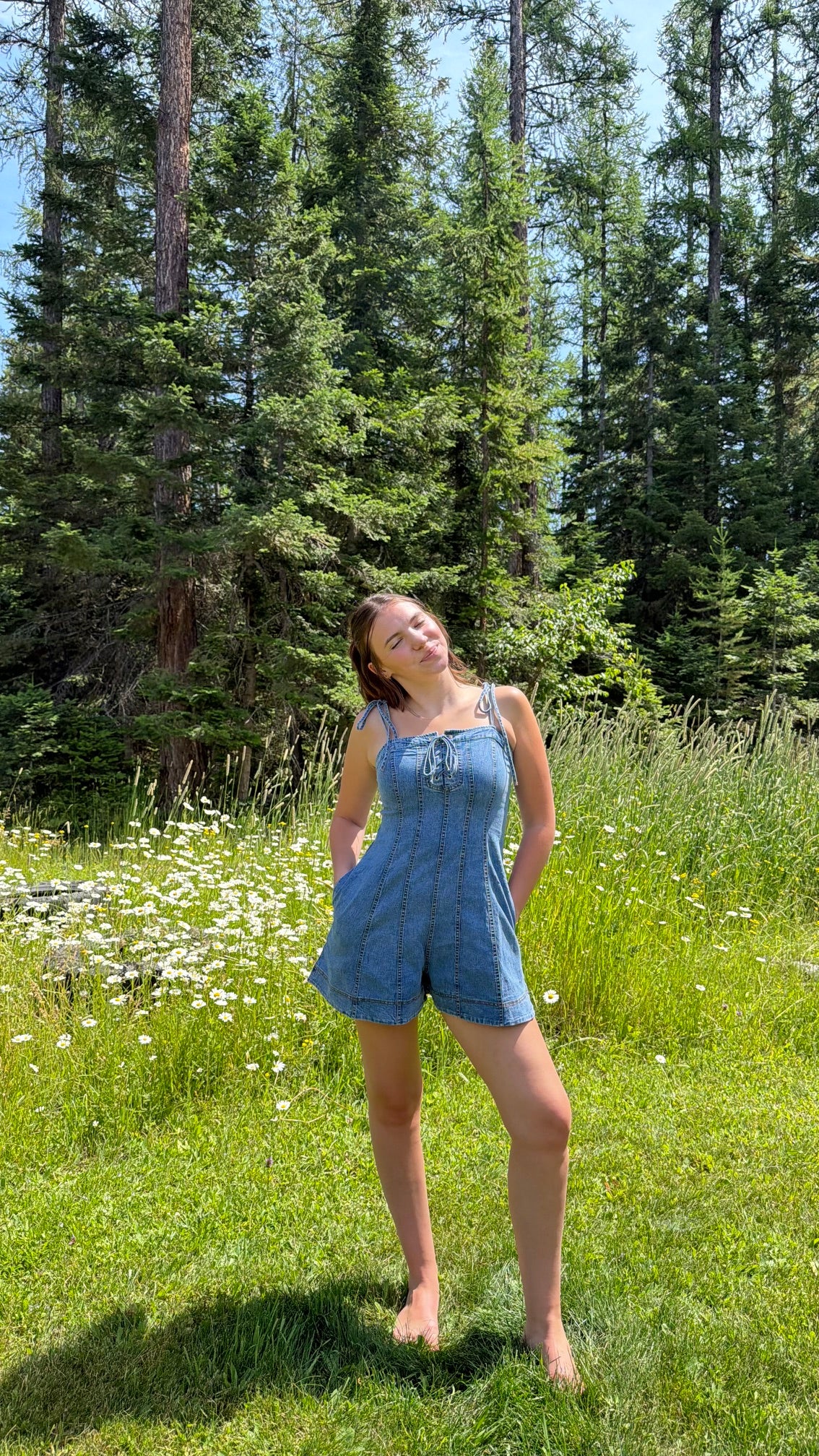 Denim Darling Romper