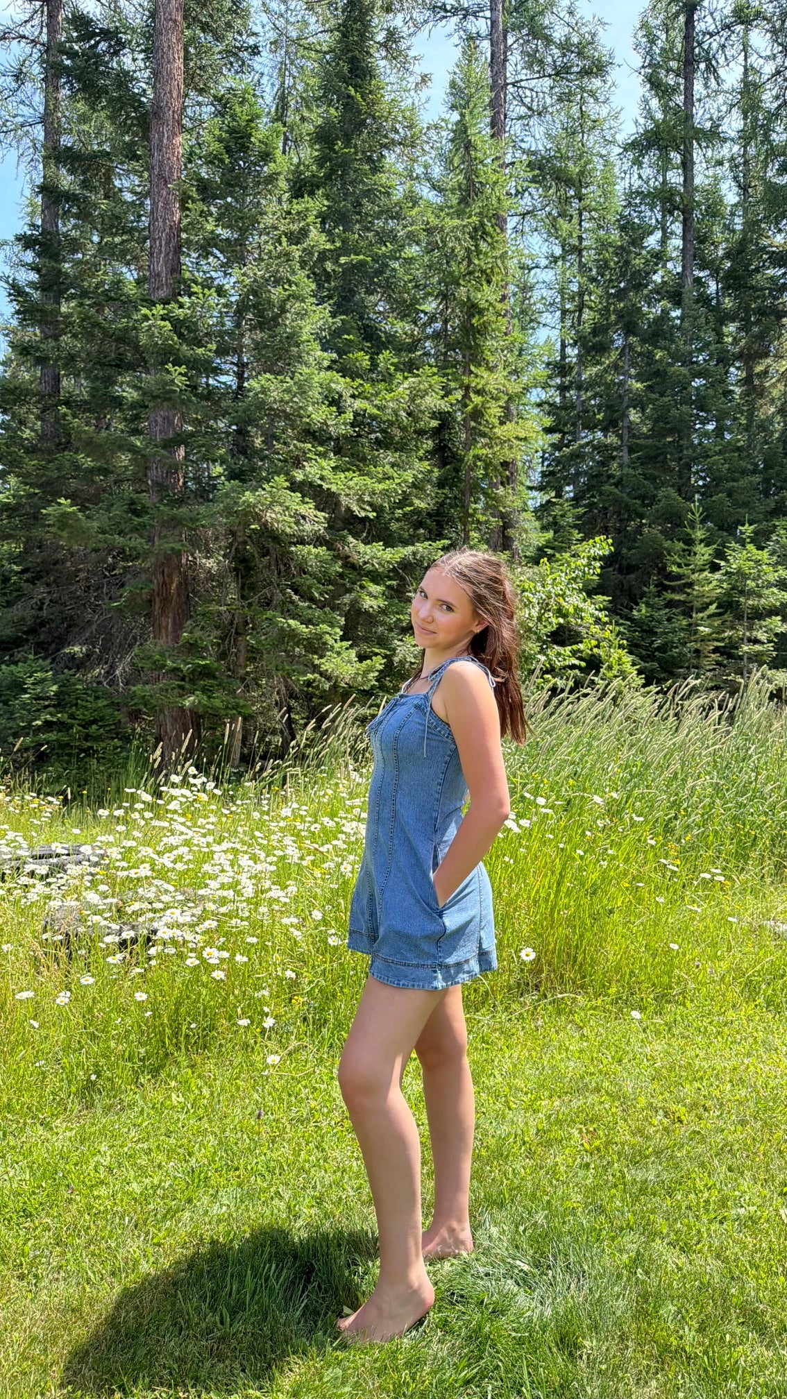 Denim Darling Romper